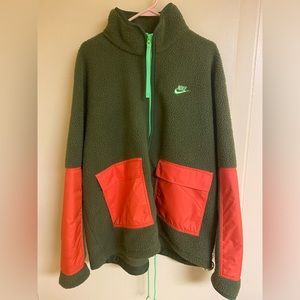 Nike Sport Essentials full-zip sherpa fleece jacket